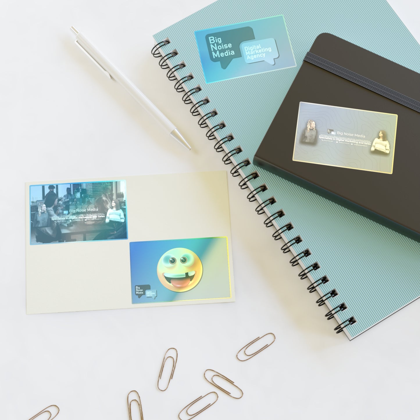 Ellie And Stevie Big Noise Media Stickers