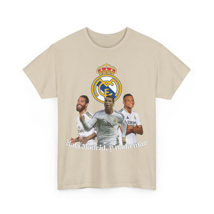 Real Madrid Legends T-Shirt – Featuring Cristiano Ronaldo, Kylian Mbappé, and Sergio Ramos