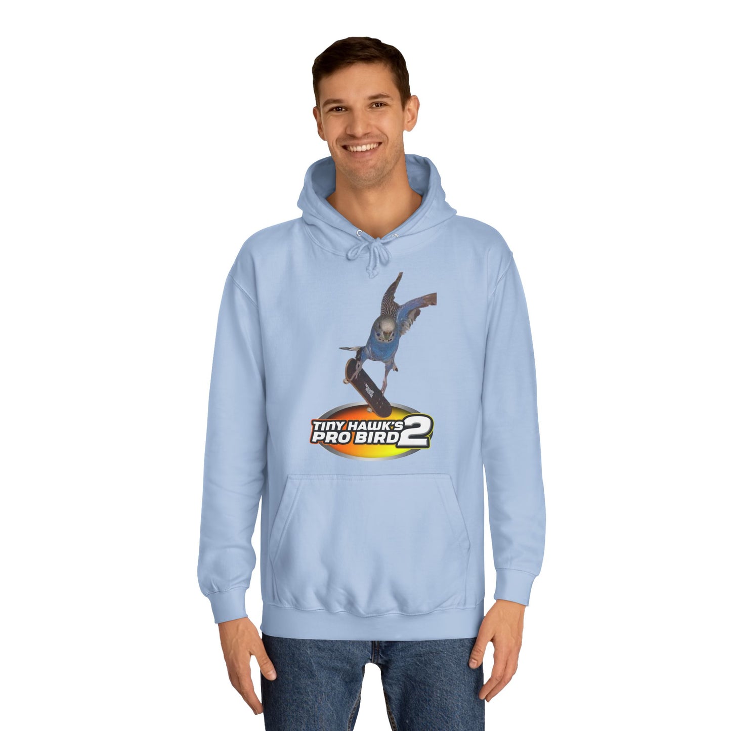 Parody Skateboard Hoodie - Tiny Hawk's Pro Bird 2