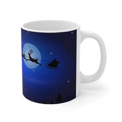 raindeer santa mug