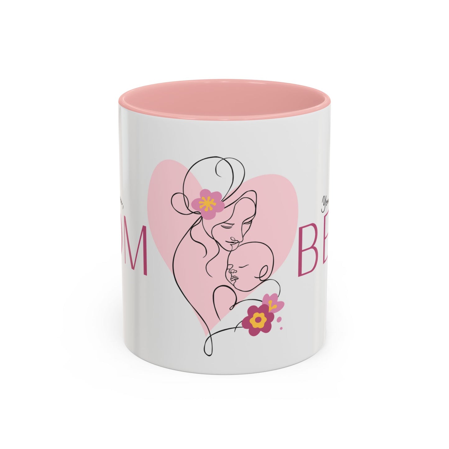 Mom & Baby Love Coffee Mug, Mother's Day Gift, Cute Cup, Heartwarming Family Mug, Perfect for Any Occasion, Parent-Child Love Mug, Coffee
