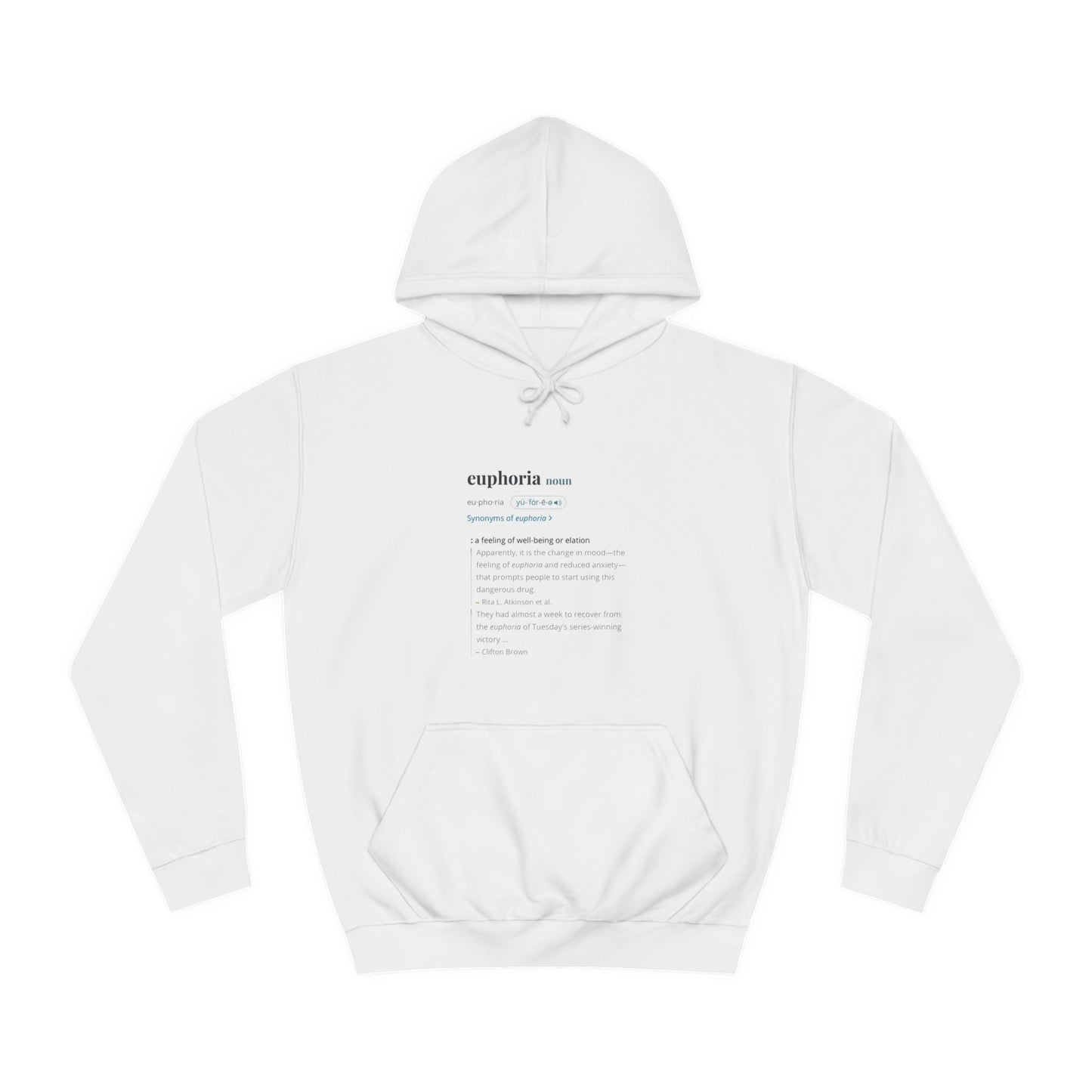 Kendrick Lamar Euphoria Unisex College Hoodie - Comfortable and Stylish Pullover for Students