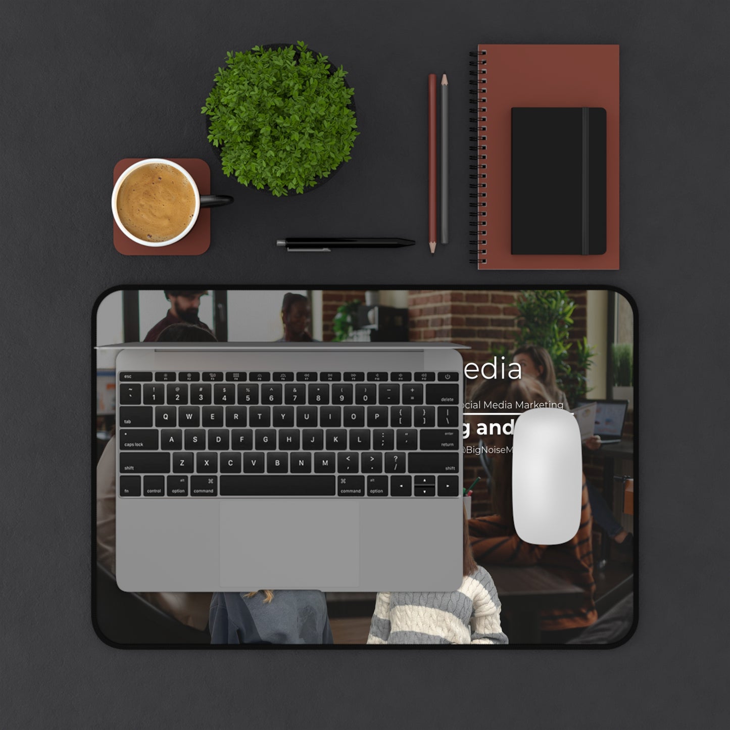 Ellie and Stevie Desk Mat