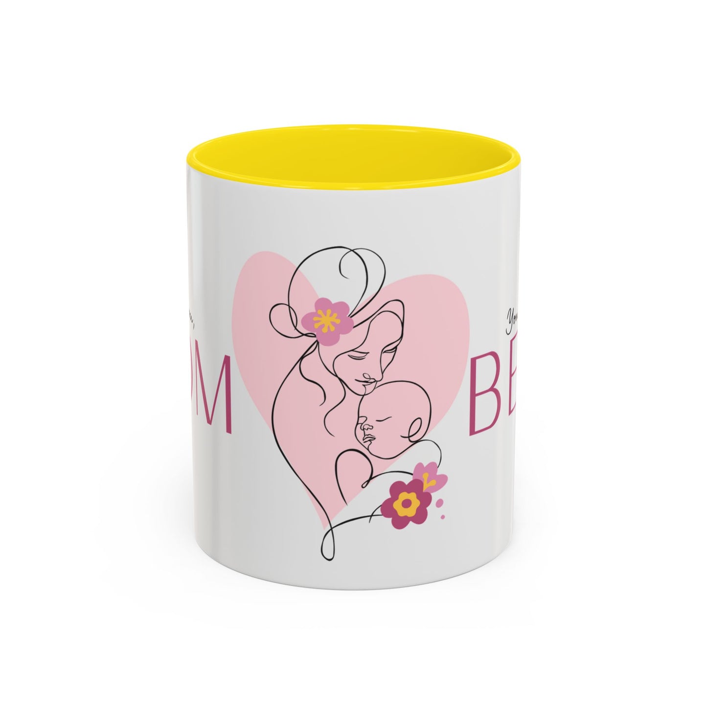 Mom & Baby Love Coffee Mug, Mother's Day Gift, Cute Cup, Heartwarming Family Mug, Perfect for Any Occasion, Parent-Child Love Mug, Coffee