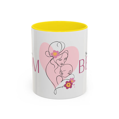 Mom & Baby Love Coffee Mug, Mother's Day Gift, Cute Cup, Heartwarming Family Mug, Perfect for Any Occasion, Parent-Child Love Mug, Coffee