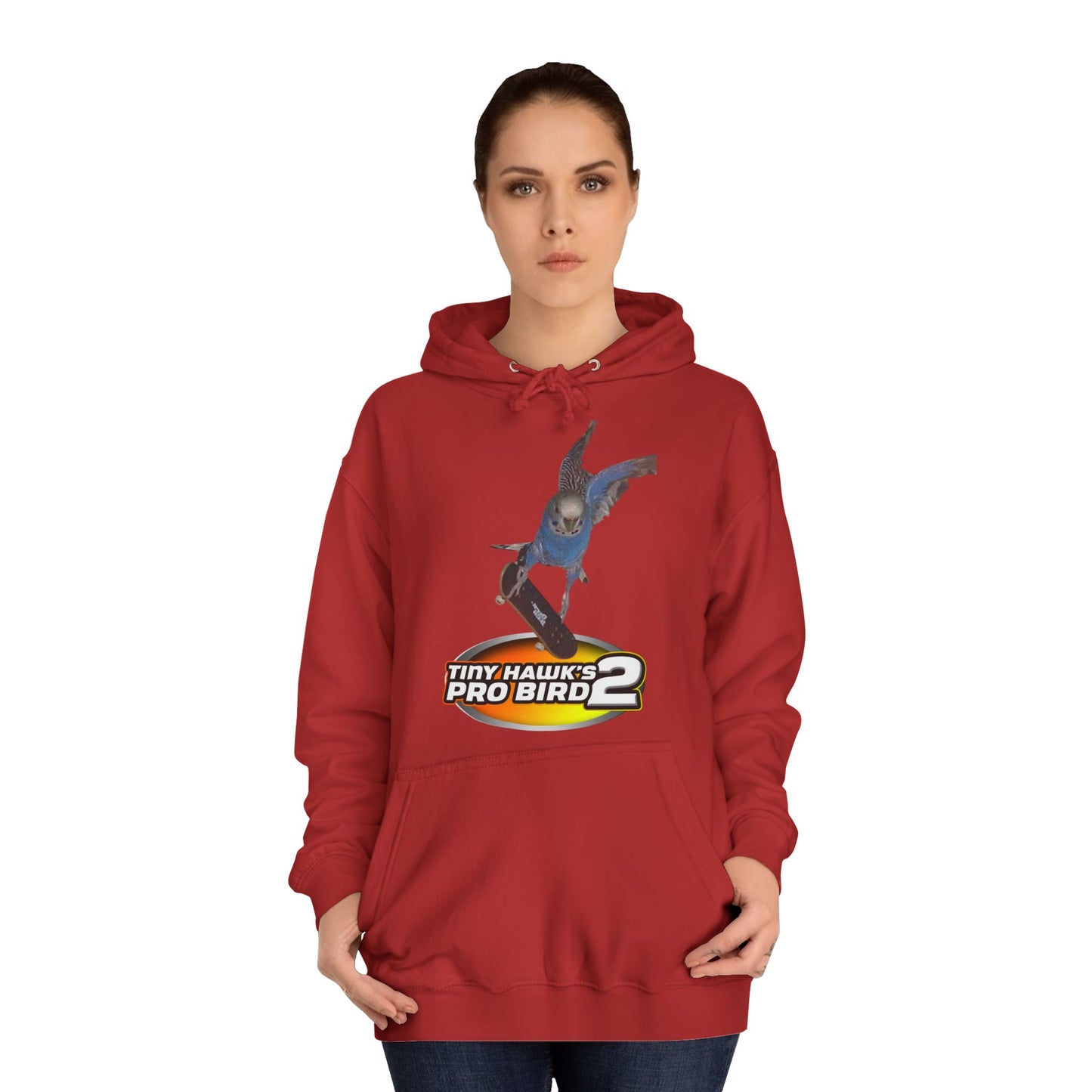 Parody Skateboard Hoodie - Tiny Hawk's Pro Bird 2