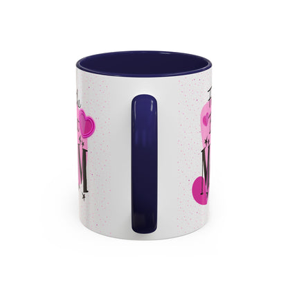 Best Mom Accent Mug - Mother's Day Gift, Birthday Present, Coffee Lover, Cute Coffee Cup, Appreciation Gift