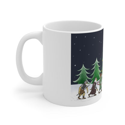 Mug 11oz santa evolution