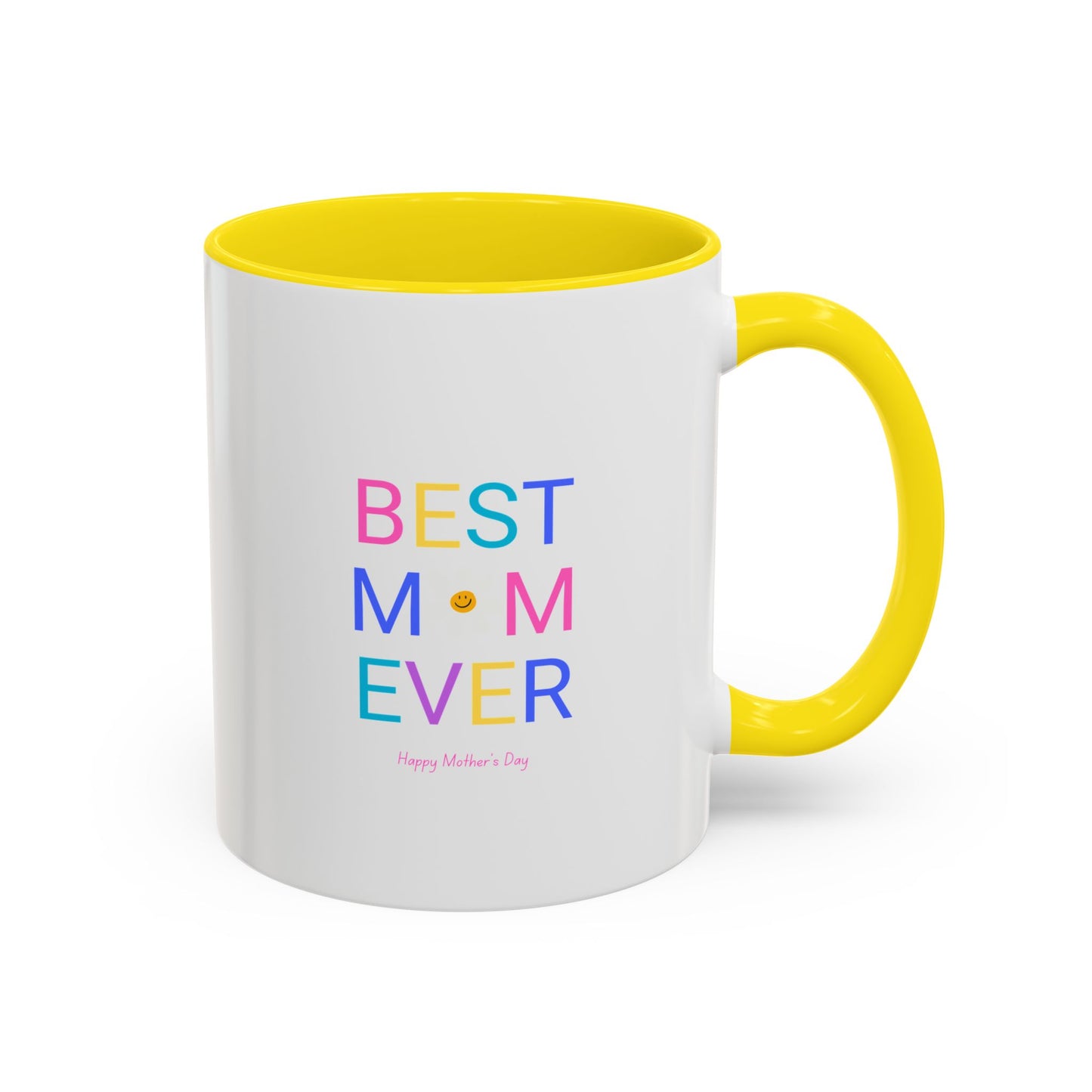 Coffee Mug, Best Mom Ever, Mothers Day Gift, Fun Cup, Tea Lover, Stylish Kitchen Décor, Colourful Ceramic Mug