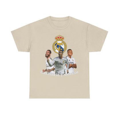 Real Madrid Legends T-Shirt – Featuring Cristiano Ronaldo, Kylian Mbappé, and Sergio Ramos