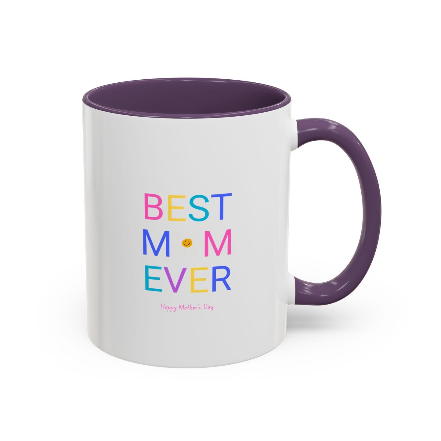 Coffee Mug, Best Mom Ever, Mothers Day Gift, Fun Cup, Tea Lover, Stylish Kitchen Décor, Colourful Ceramic Mug