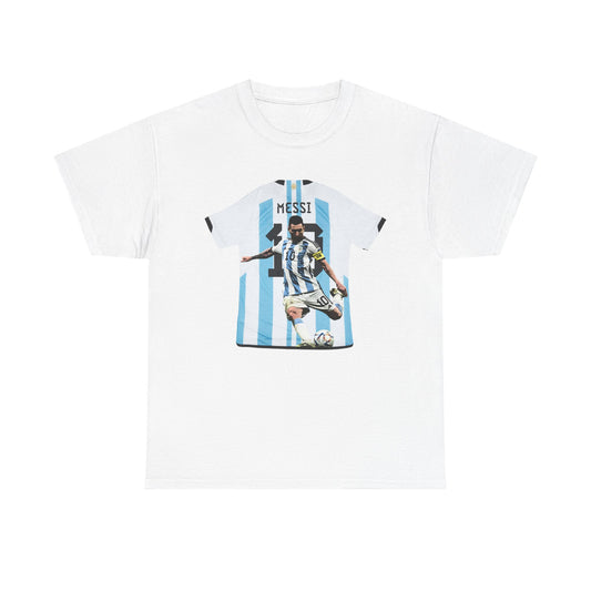 Soccer Legend Unisex Tee - Leonel Messi Jersey Design