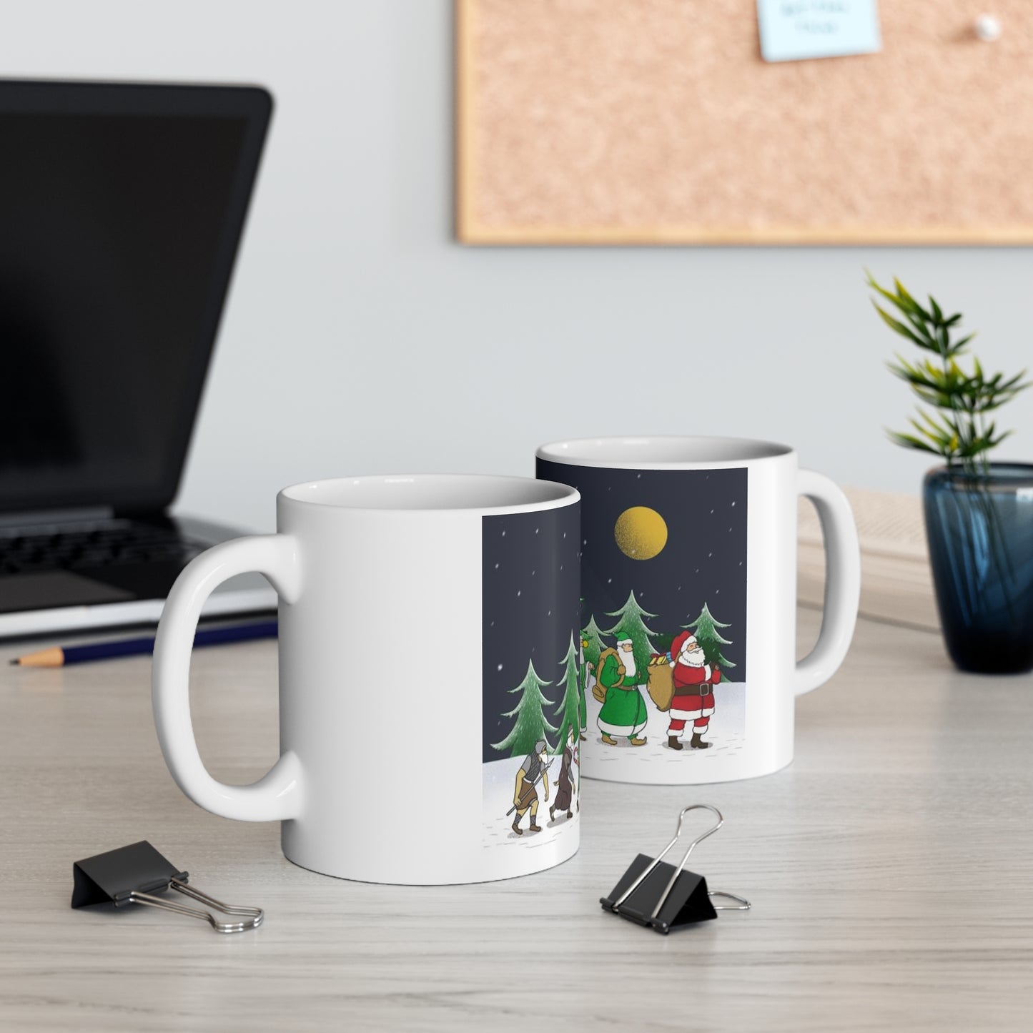 Mug 11oz santa evolution
