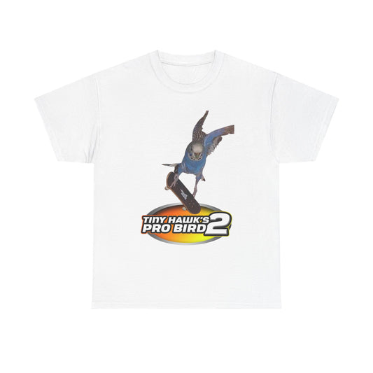 Parody Skateboard Tee - Tiny Hawk's Pro Bird 2