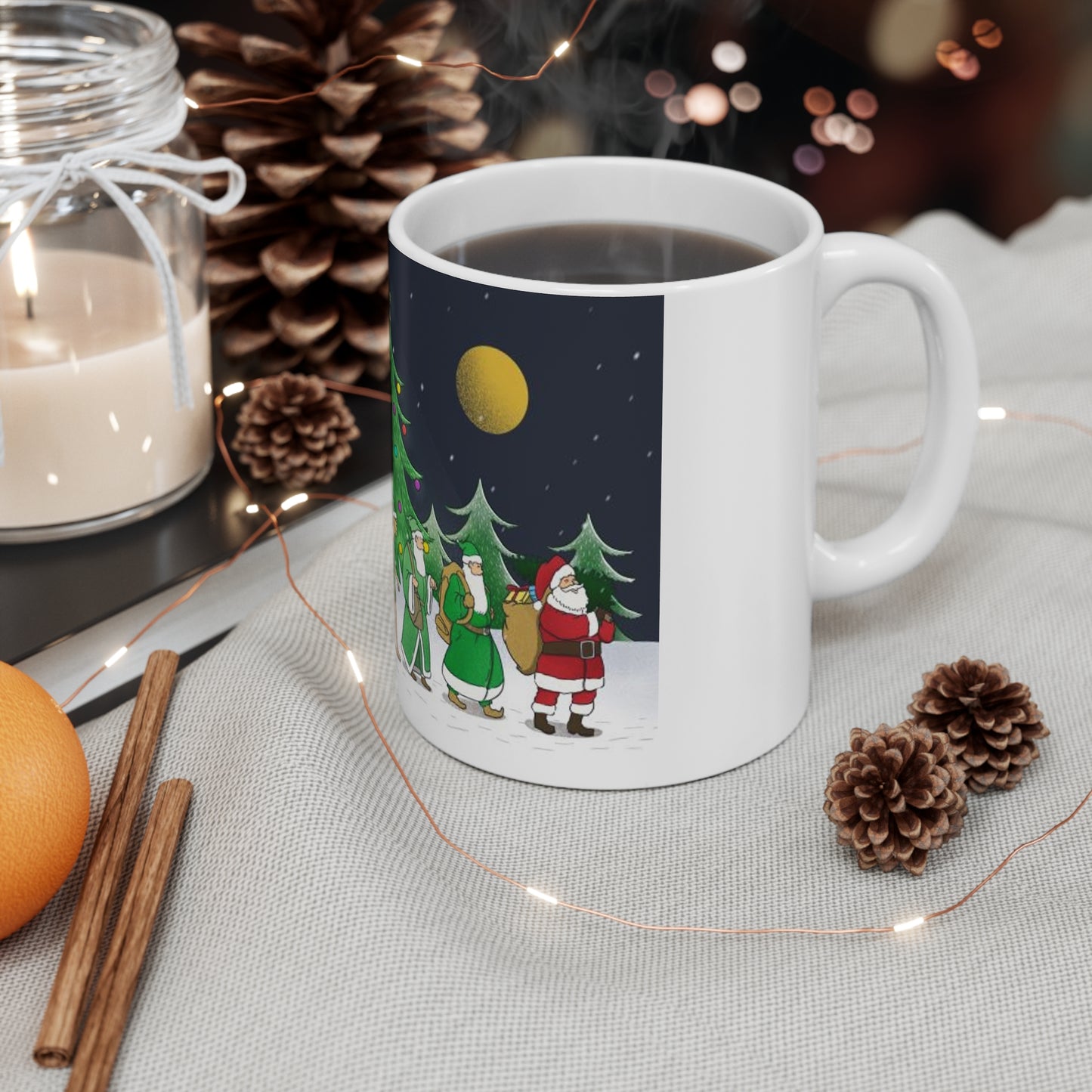 Mug 11oz santa evolution