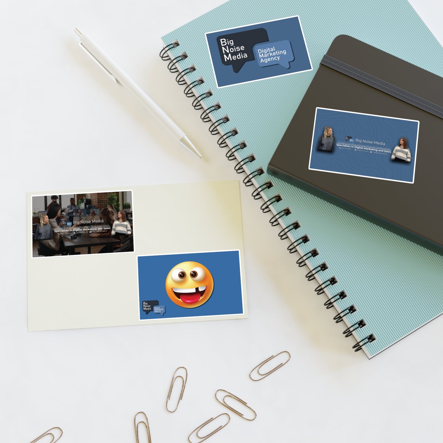 Ellie And Stevie Big Noise Media Stickers