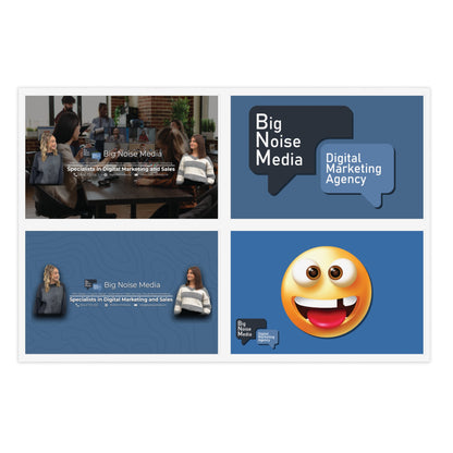 Ellie And Stevie Big Noise Media Stickers