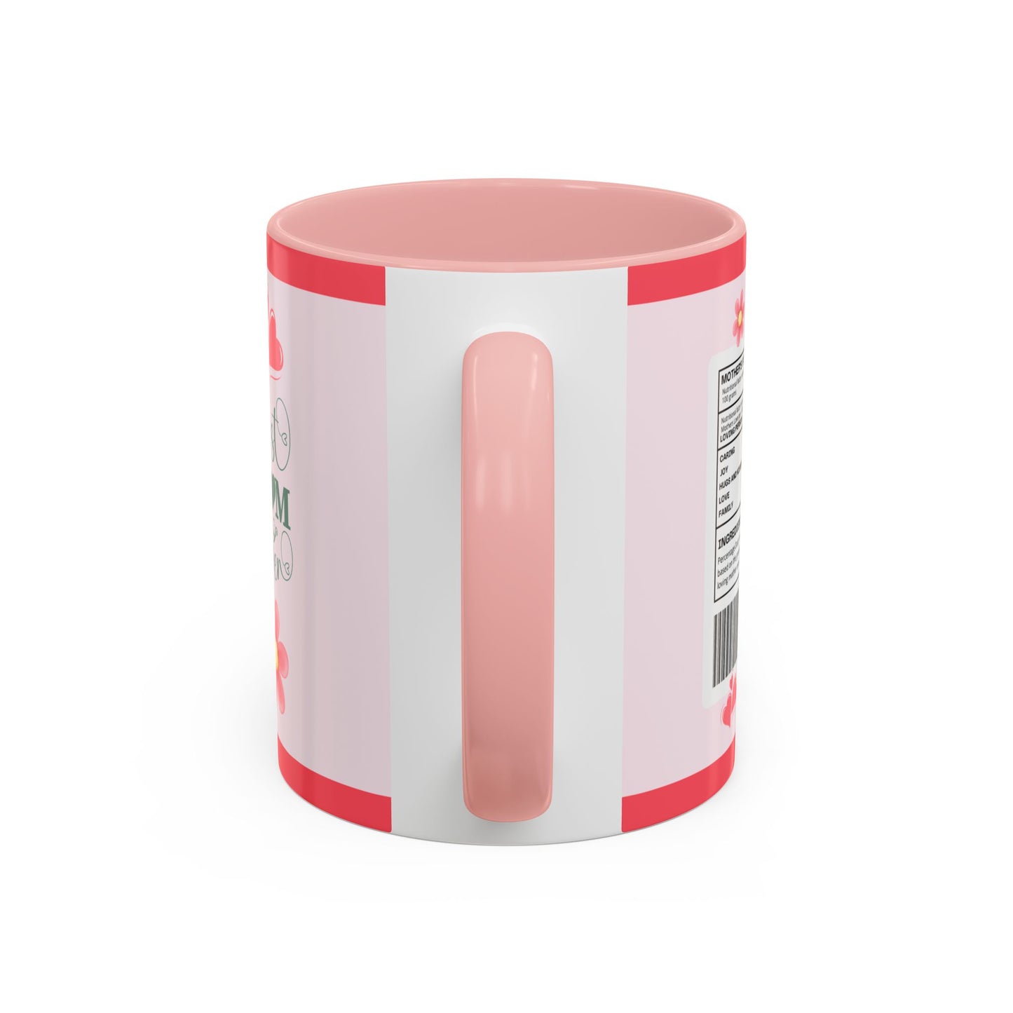 Mother's Day Coffee Mug - Floral Gift Cup, Personalized Mug for Mom, 11oz Ceramic Tea Cup, Best Mom Ever, Mom Appreciation Gift, I Love