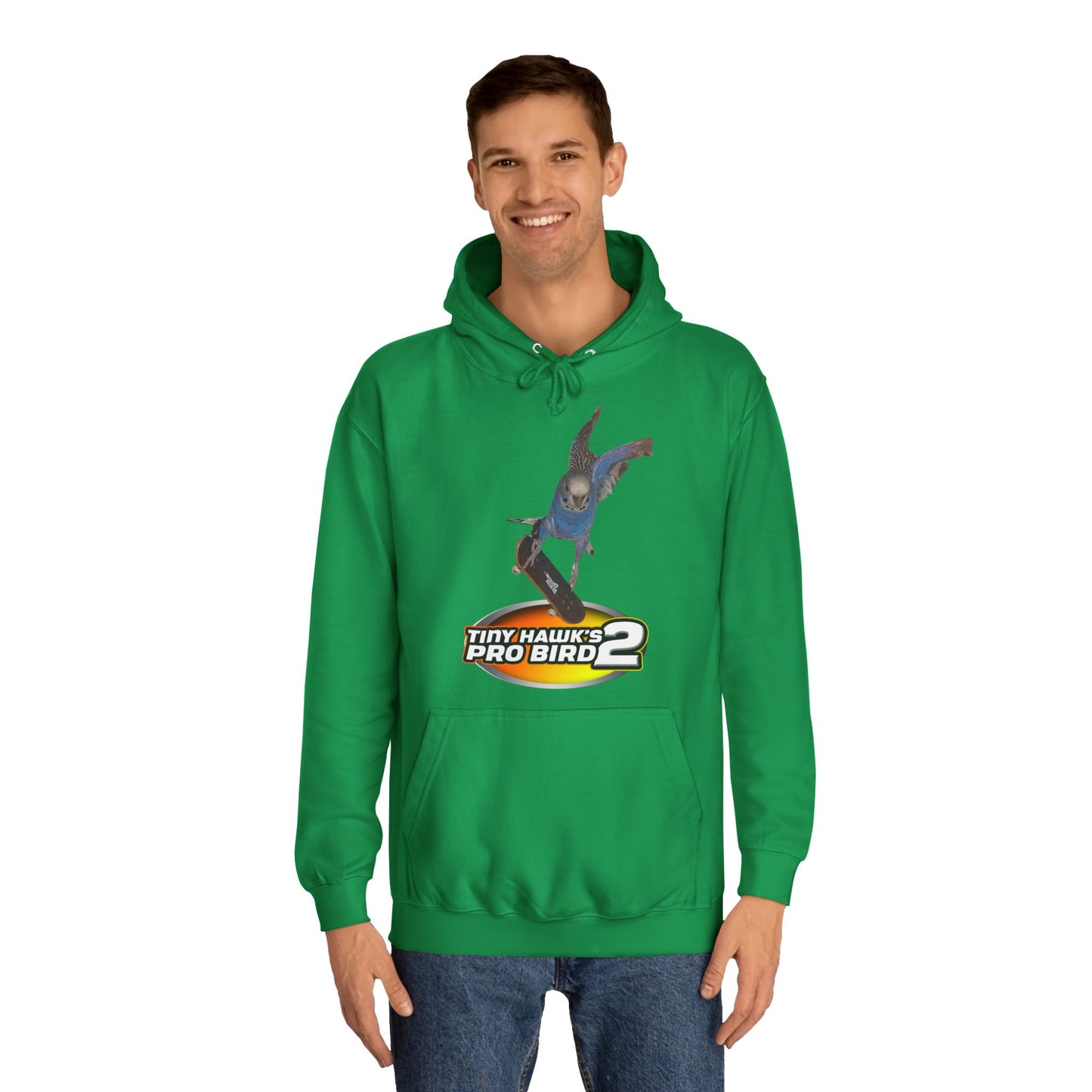 Parody Skateboard Hoodie - Tiny Hawk's Pro Bird 2