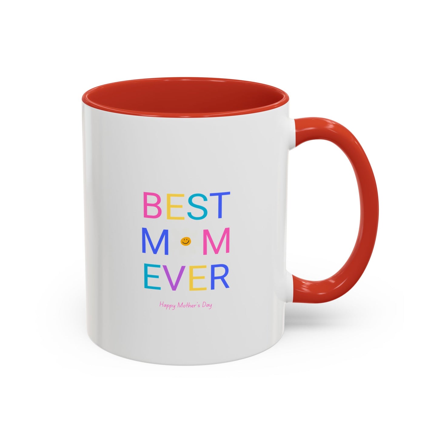Coffee Mug, Best Mom Ever, Mothers Day Gift, Fun Cup, Tea Lover, Stylish Kitchen Décor, Colourful Ceramic Mug