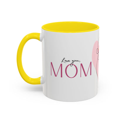 Mom & Baby Love Coffee Mug, Mother's Day Gift, Cute Cup, Heartwarming Family Mug, Perfect for Any Occasion, Parent-Child Love Mug, Coffee