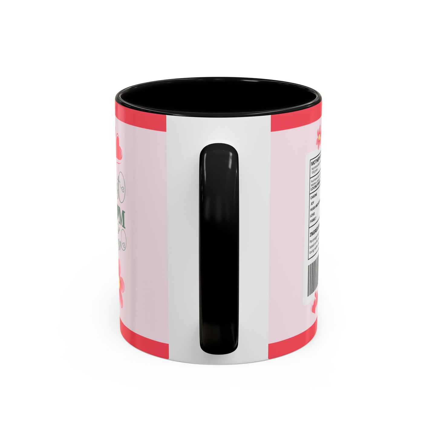 Mother's Day Coffee Mug - Floral Gift Cup, Personalized Mug for Mom, 11oz Ceramic Tea Cup, Best Mom Ever, Mom Appreciation Gift, I Love