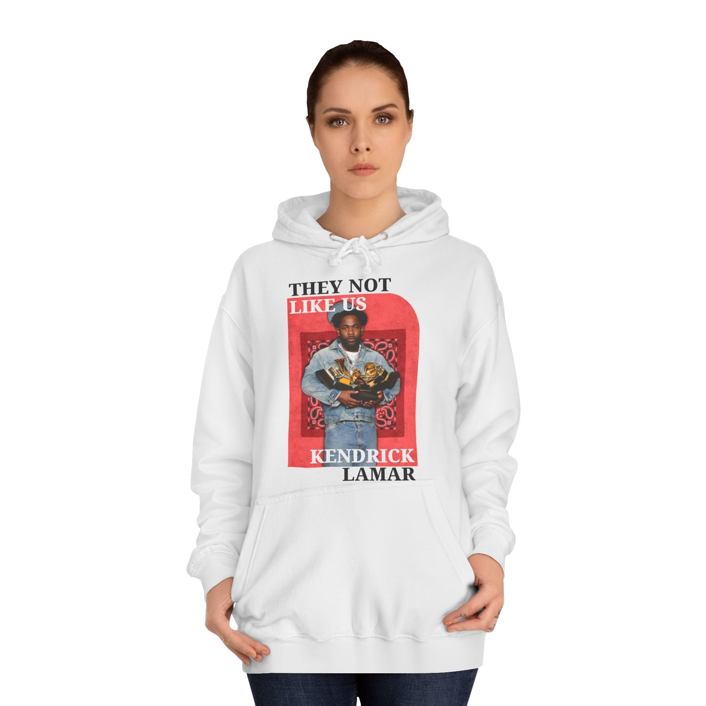 Unisex College Hoodie - 'They Not Like Us' Kendrick Lamar Design