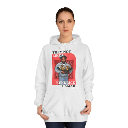 Unisex College Hoodie - 'They Not Like Us' Kendrick Lamar Design