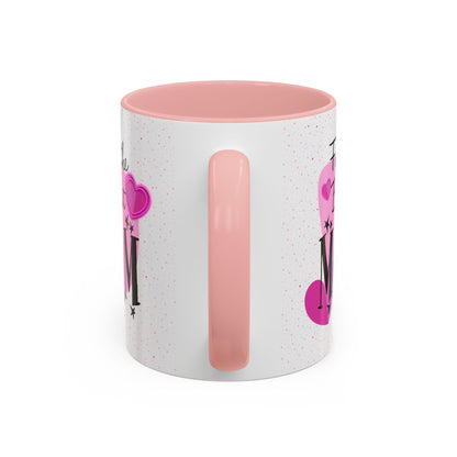 Best Mom Accent Mug - Mother's Day Gift, Birthday Present, Coffee Lover, Cute Coffee Cup, Appreciation Gift