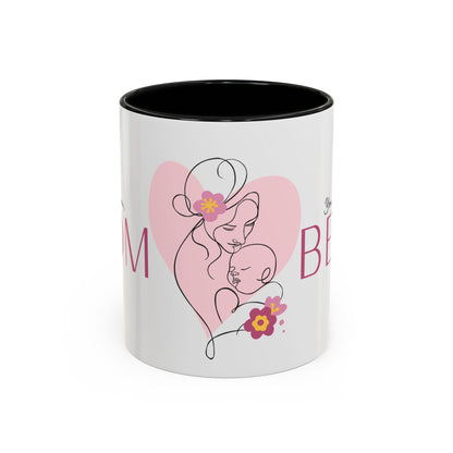 Mom & Baby Love Coffee Mug, Mother's Day Gift, Cute Cup, Heartwarming Family Mug, Perfect for Any Occasion, Parent-Child Love Mug, Coffee