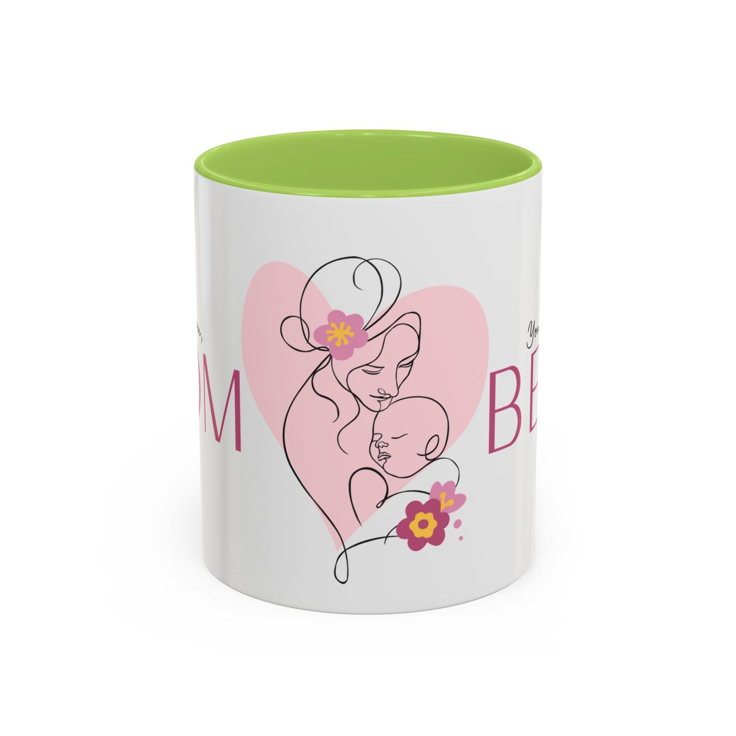 Mom & Baby Love Coffee Mug, Mother's Day Gift, Cute Cup, Heartwarming Family Mug, Perfect for Any Occasion, Parent-Child Love Mug, Coffee