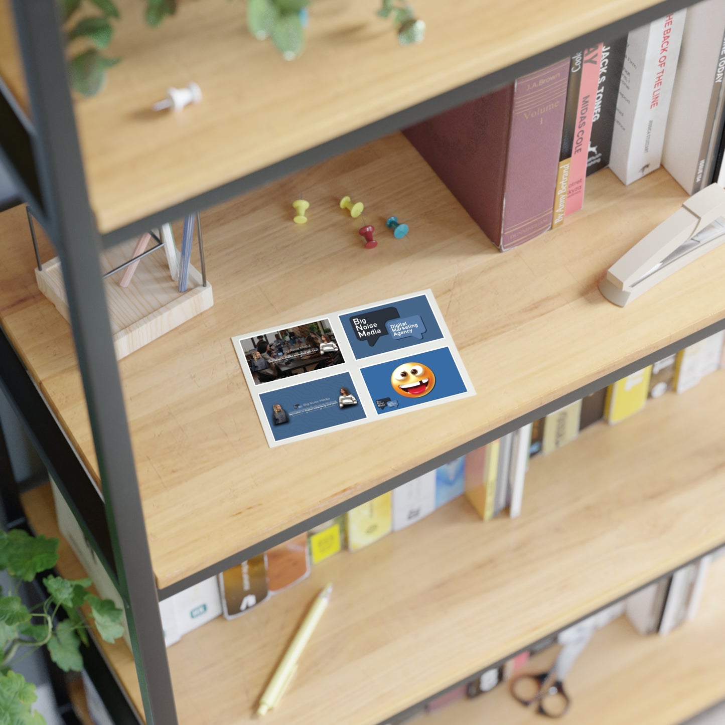 Ellie And Stevie Big Noise Media Stickers