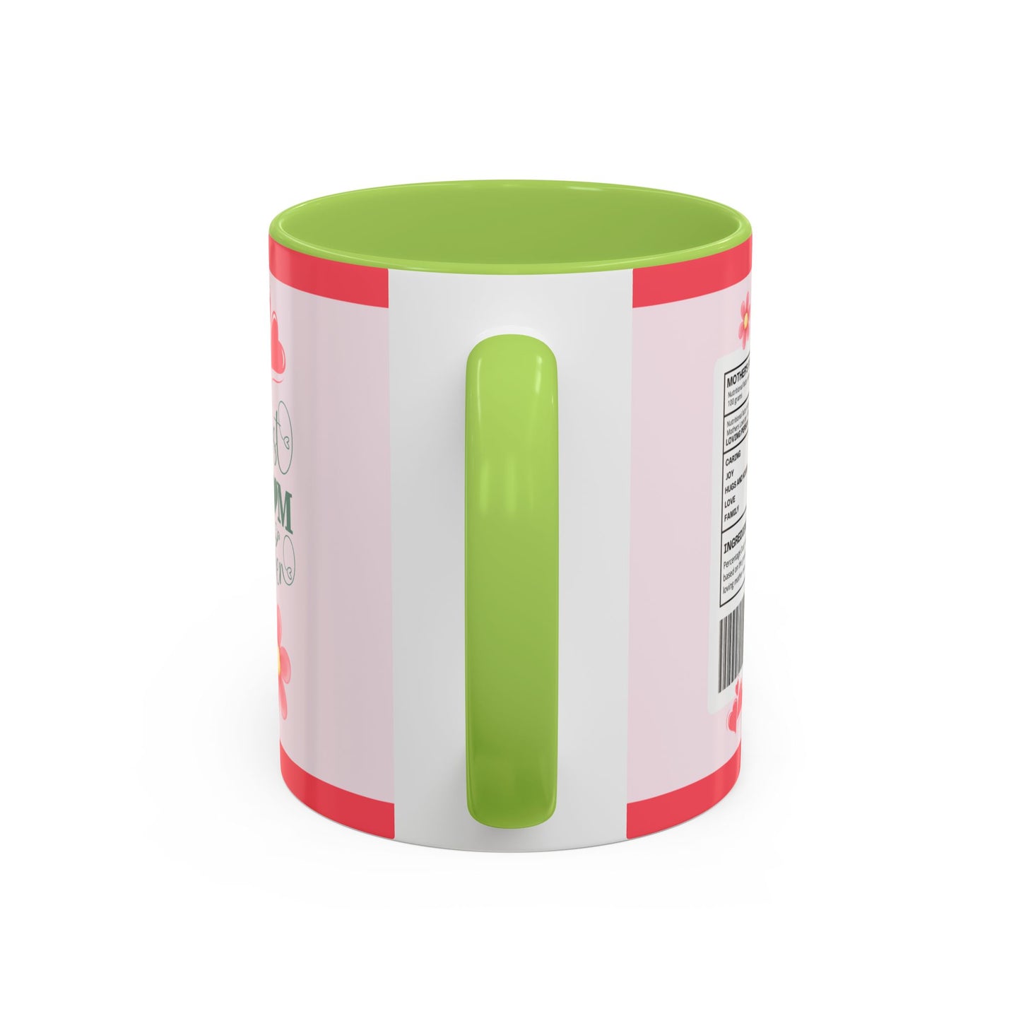 Mother's Day Coffee Mug - Floral Gift Cup, Personalized Mug for Mom, 11oz Ceramic Tea Cup, Best Mom Ever, Mom Appreciation Gift, I Love