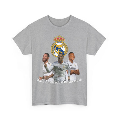 Real Madrid Legends T-Shirt – Featuring Cristiano Ronaldo, Kylian Mbappé, and Sergio Ramos