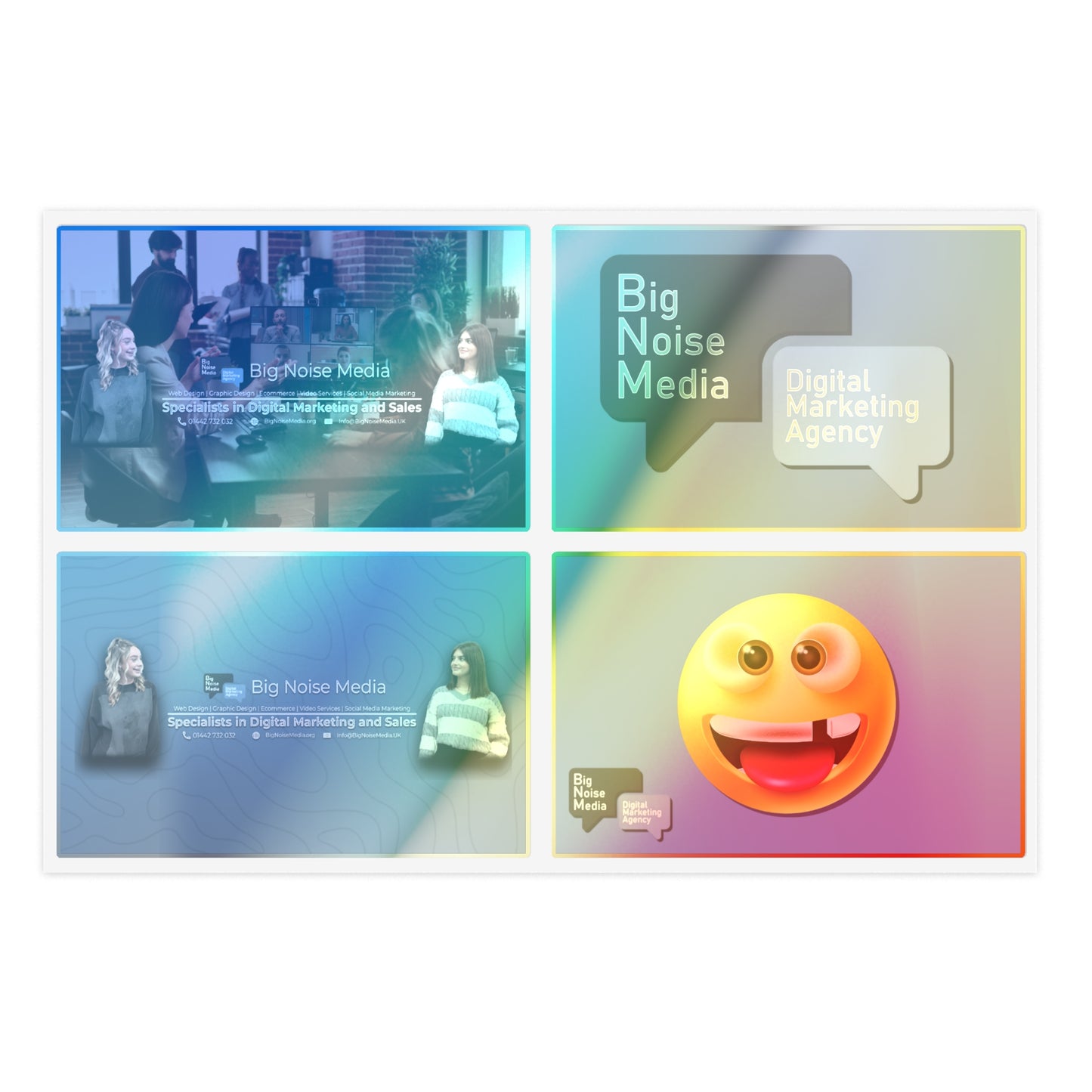 Ellie And Stevie Big Noise Media Stickers