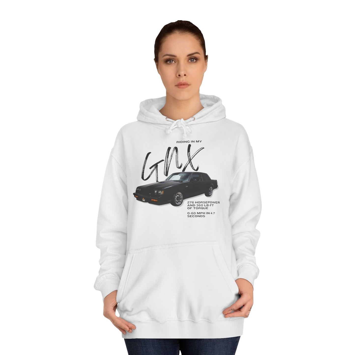 Unisex College Hoodie - Kendrick Lamar GNX Album with Buick Grand National Regal GNX