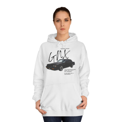 Unisex College Hoodie - Kendrick Lamar GNX Album with Buick Grand National Regal GNX