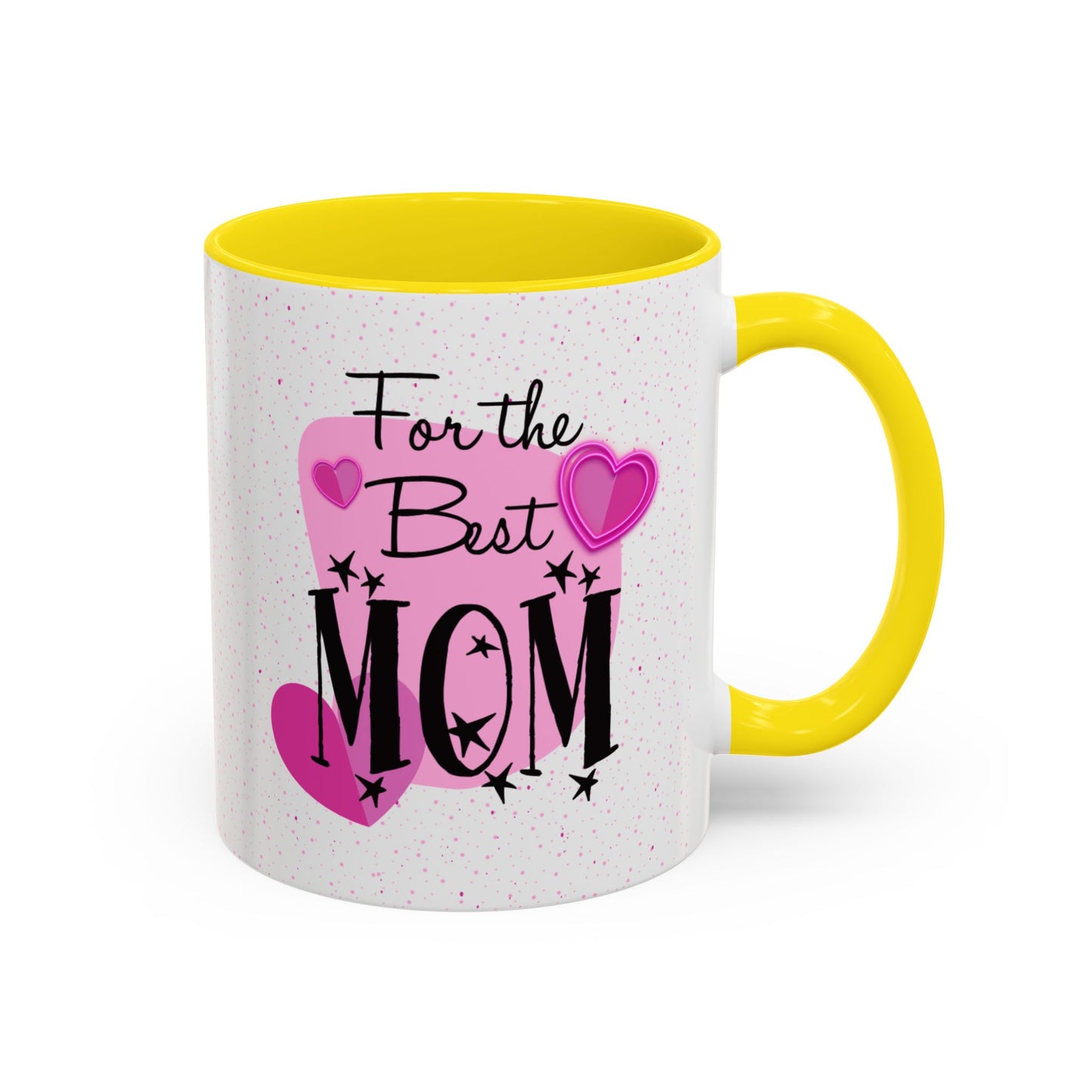 Best Mom Accent Mug - Mother's Day Gift, Birthday Present, Coffee Lover, Cute Coffee Cup, Appreciation Gift