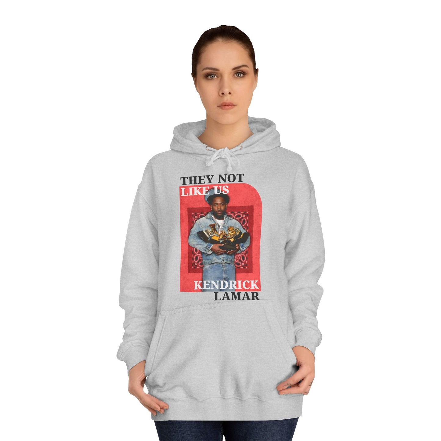 Unisex College Hoodie - 'They Not Like Us' Kendrick Lamar Design