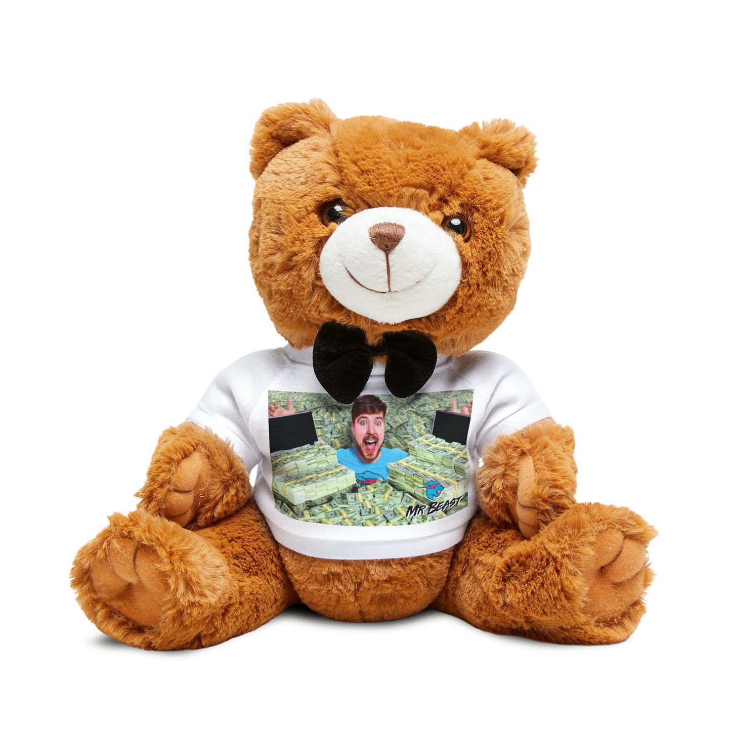 Mr Beast Teddy Bear with T-Shirt