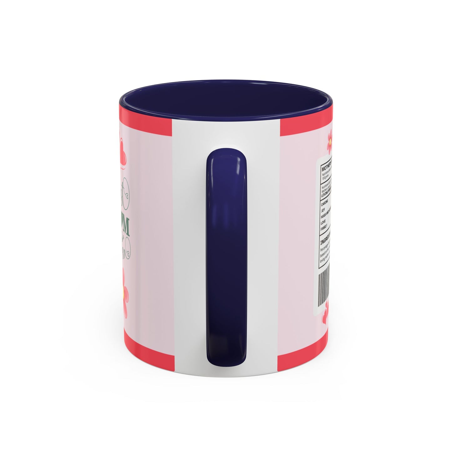 Mother's Day Coffee Mug - Floral Gift Cup, Personalized Mug for Mom, 11oz Ceramic Tea Cup, Best Mom Ever, Mom Appreciation Gift, I Love