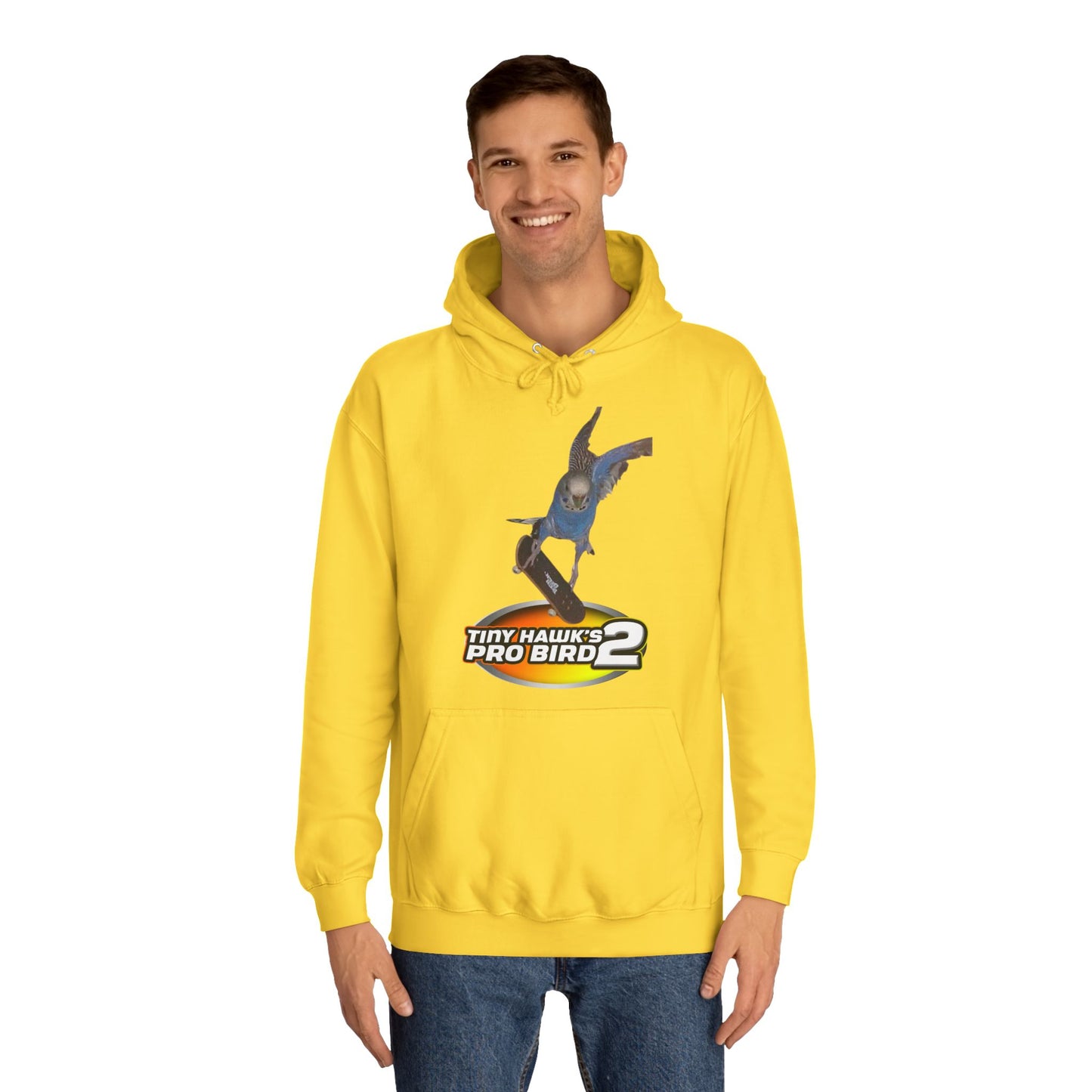 Parody Skateboard Hoodie - Tiny Hawk's Pro Bird 2