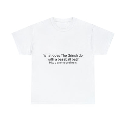 What does The Grinch do with a baseball bat?