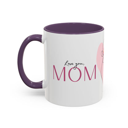 Mom & Baby Love Coffee Mug, Mother's Day Gift, Cute Cup, Heartwarming Family Mug, Perfect for Any Occasion, Parent-Child Love Mug, Coffee