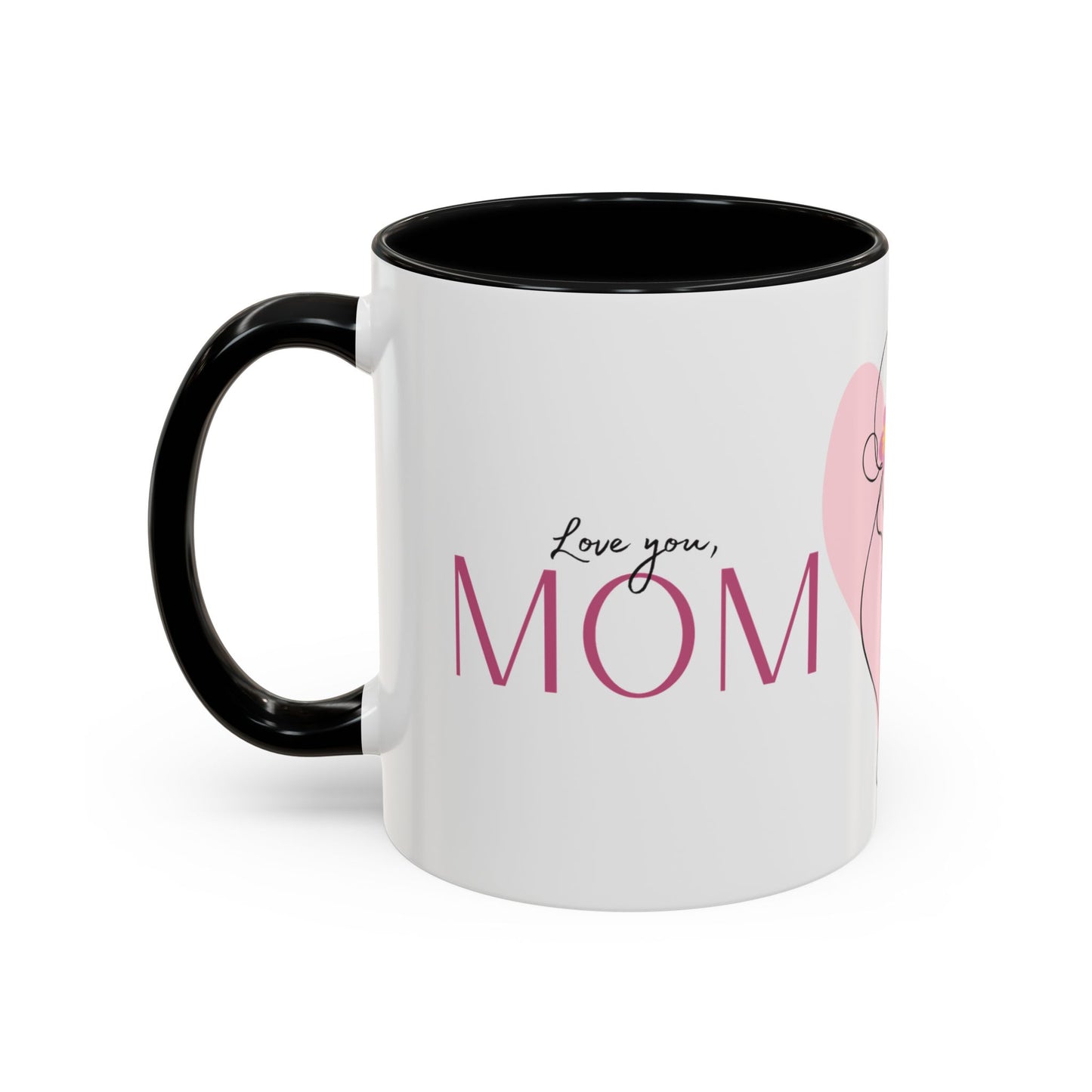 Mom & Baby Love Coffee Mug, Mother's Day Gift, Cute Cup, Heartwarming Family Mug, Perfect for Any Occasion, Parent-Child Love Mug, Coffee