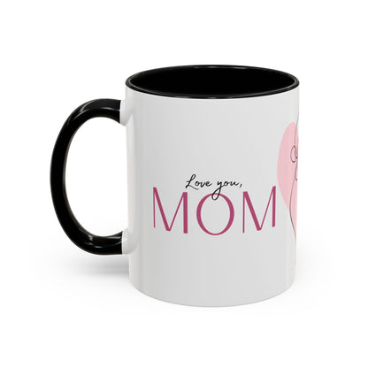 Mom & Baby Love Coffee Mug, Mother's Day Gift, Cute Cup, Heartwarming Family Mug, Perfect for Any Occasion, Parent-Child Love Mug, Coffee