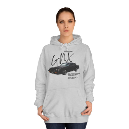 Unisex College Hoodie - Kendrick Lamar GNX Album with Buick Grand National Regal GNX