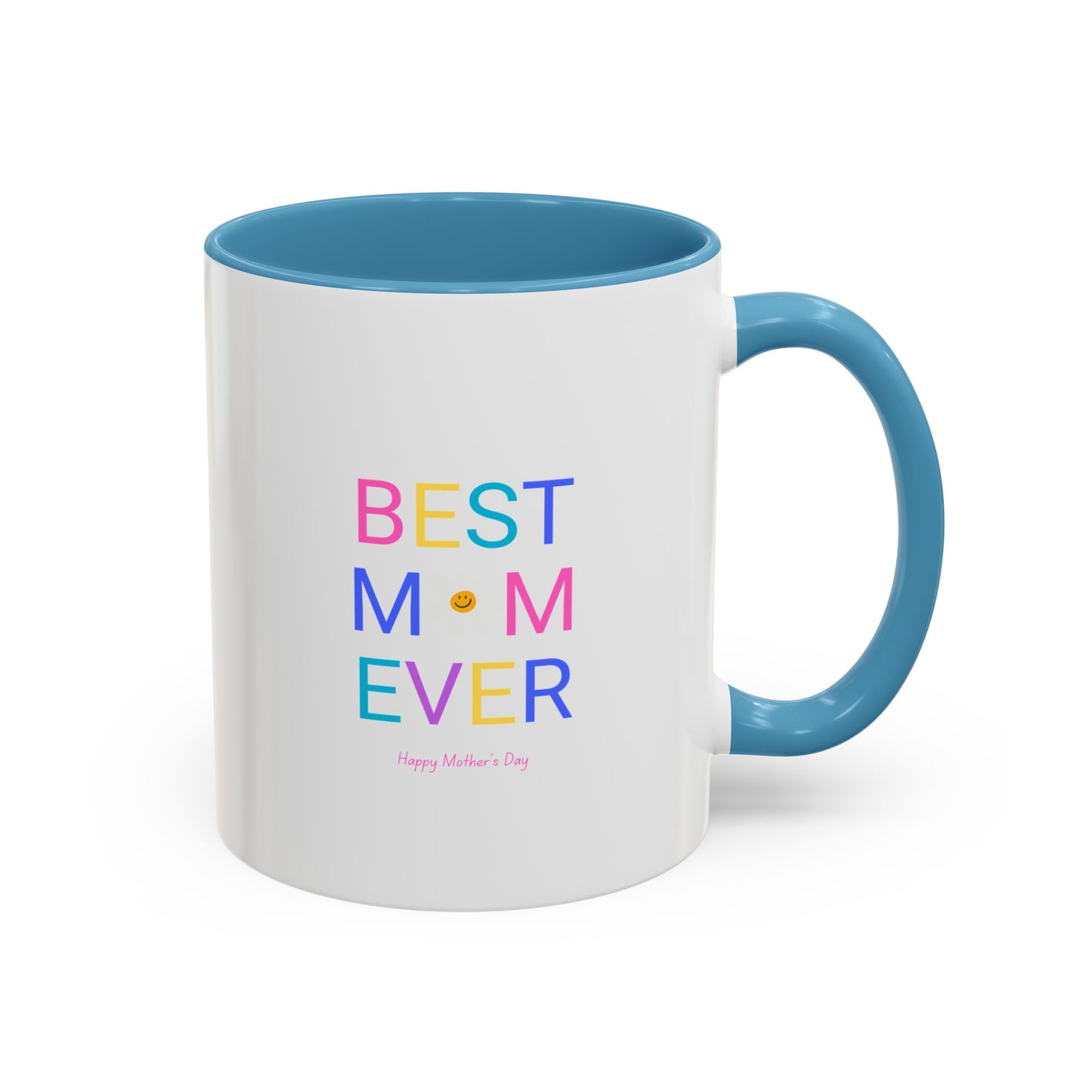 Coffee Mug, Best Mom Ever, Mothers Day Gift, Fun Cup, Tea Lover, Stylish Kitchen Décor, Colourful Ceramic Mug