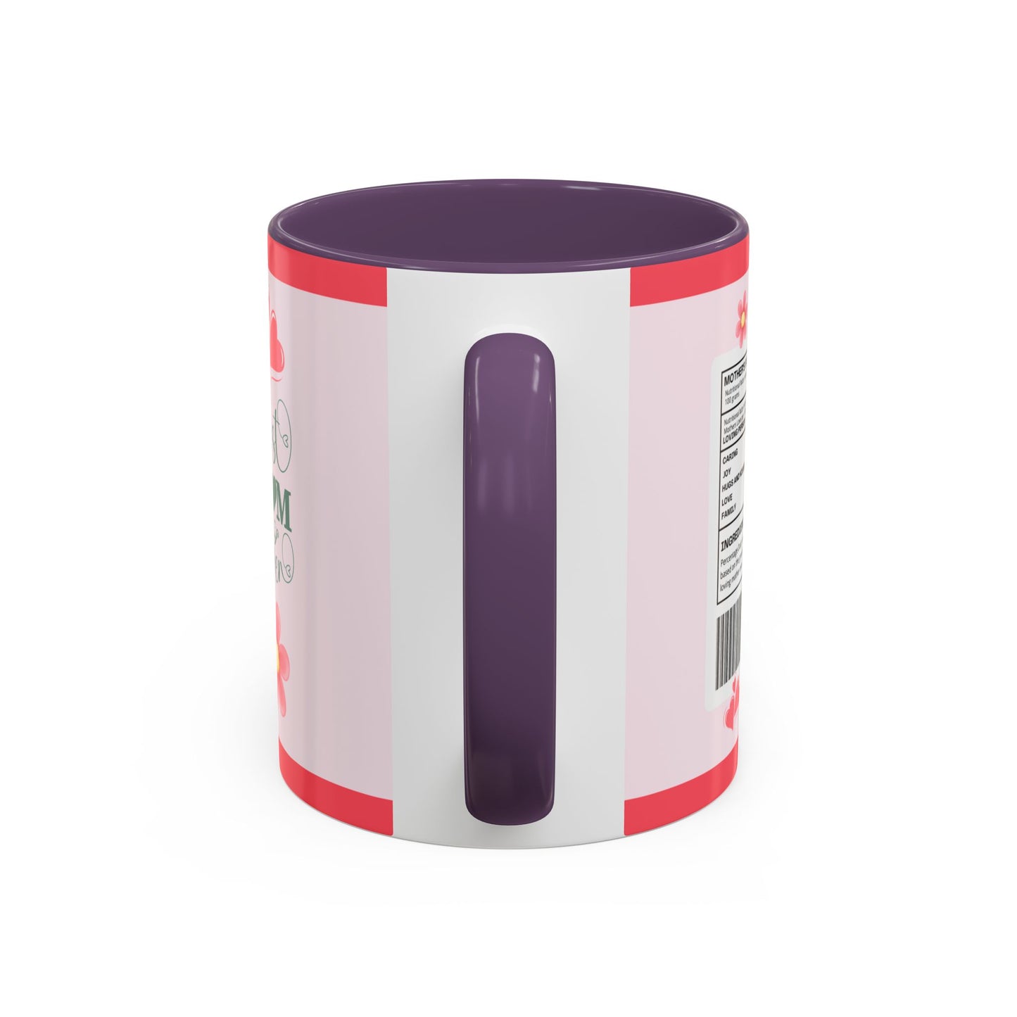 Mother's Day Coffee Mug - Floral Gift Cup, Personalized Mug for Mom, 11oz Ceramic Tea Cup, Best Mom Ever, Mom Appreciation Gift, I Love