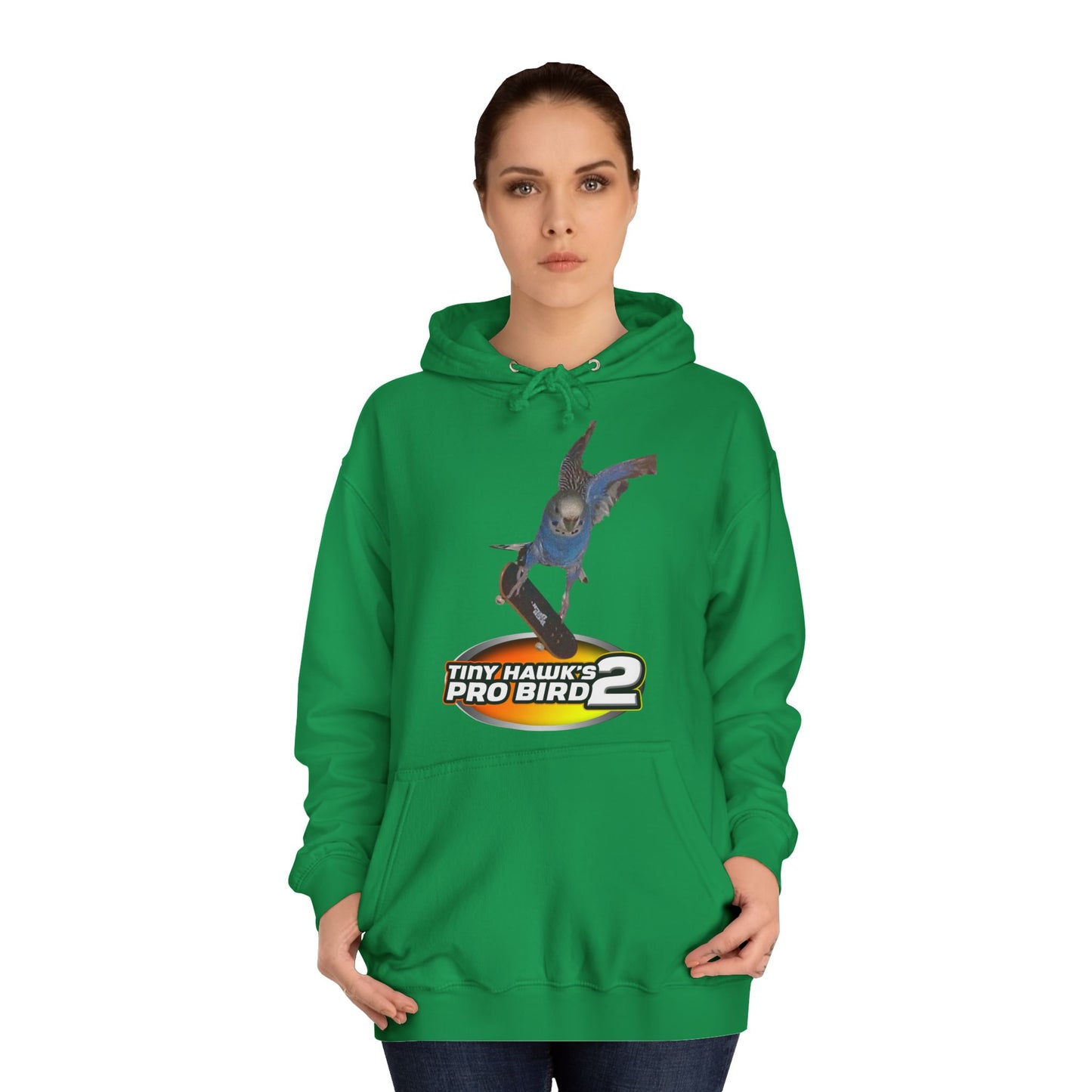 Parody Skateboard Hoodie - Tiny Hawk's Pro Bird 2